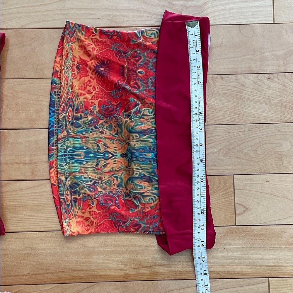 M Vibrant Multicolor Women's Skirt Set - Picture 2 of 6